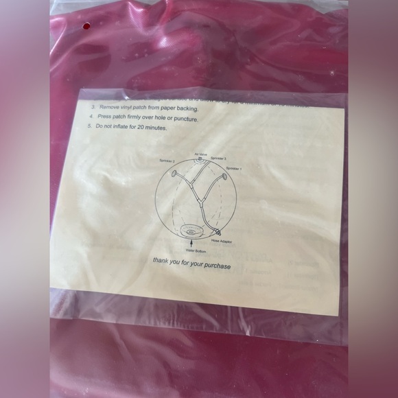 Pottery Barn Kids Beach Ball Sprinkler Reflected Beach Ball 35” High - Picture 6 of 7